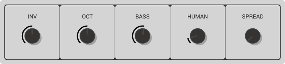 Harmonimo expression controls